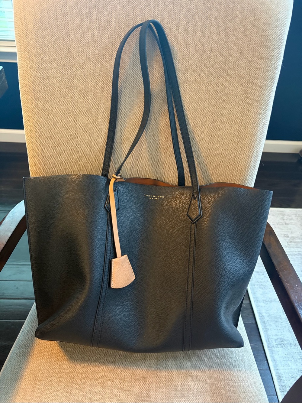 Tory Burch Black Leather Tote